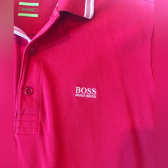 Boss by Hugo Boss Polo T-Shirt, size Medium, modern fit, stretch - Picture 4 of 9